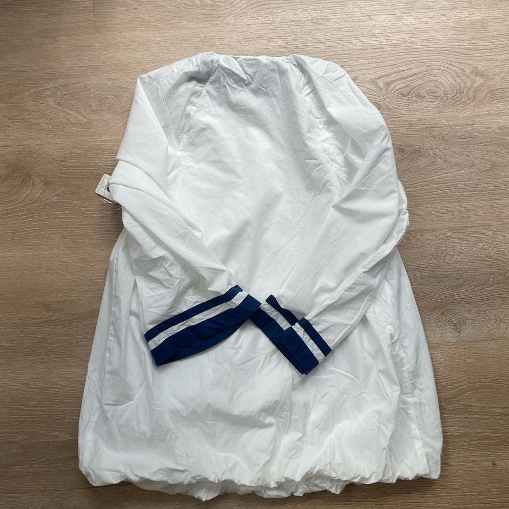 Free People White and Blue Mini Dress - Picture 3 of 5